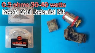 OXVA ORIGIN SE - How to Rebuild Mesh Coil Using Coil Master ReBuild Kit | AppDroid TeCH