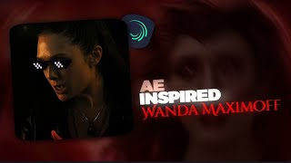 Wanda maximoff AE inspired edit | Alight motion | Metamorphosis | sigma edit
