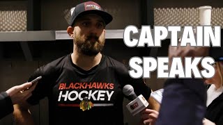 Chicago Blackhawks | Captain Foligno on the L.A Kings Win