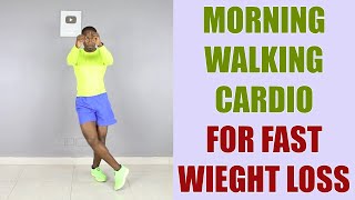 20 Minute Morning Walking Cardio for Fast Weight Loss 🔥 Burn 200 Calories 🔥