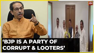 UBT Sena Mouthpiece Tears Into NJP Says BJP Is A Party Of Corrupt \u0026 Looters