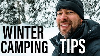 How NOT TO RUIN Winter Camping/Backpacking - EASY TIPS
