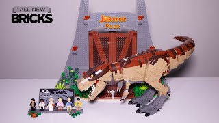 Lego Jurassic World 75936 Jurassic Park: T. rex Rampage Speed Build
