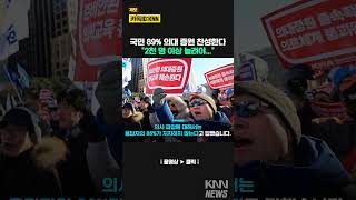 국민 89%, 의대 증원 찬성하는데... / KNN