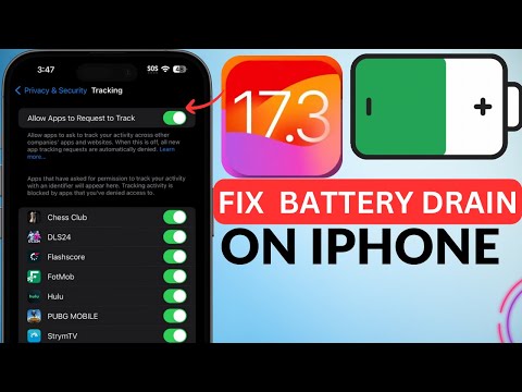 iOS 17.3 - FIX BATTERY DRAIN NOW ON iPHONE!