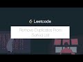 Remove Duplicates From Sorted List - Leetcode (Javascript)