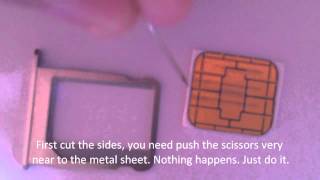 SIM Cutting for iPhone4