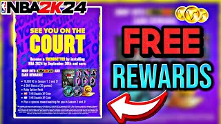 GET *FREE* 10,000 VC AND OTHER REWARDS IN 5 MINUTES TUTORIAL ON NBA 2K24 🔥‼️