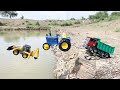 Jump To River Crane | Hmt Tractor | Dump Truck | JCB 5CX | Ford Tractor | Rickshaw | Volvo | CS Toy