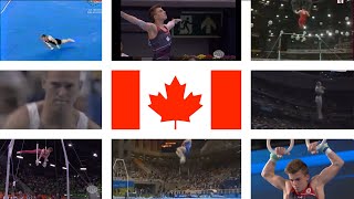 Mens Gymnastics - All Canadian Medal Routines (Olympics/Worlds)