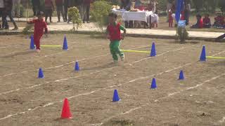 RISING SUN CONVENT SCHOOL HURDLE RACE WITH ZIG-ZAG RACE
