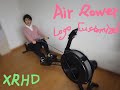 Popular Gym fitness air rower for body shaping cardio rowing machine