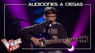 Salvador Bermúdez canta 'Al alba' | Audiciones a ciegas | La Voz Kids Antena 3 2019