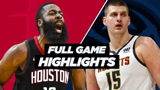 HOUSTON vs DENVER - FULL GAME HIGHLIGHTS | 2020 - 2021 NBA Highlights