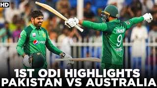 1st ODI Highlights | Pakistan Vs Australia | PCB | MA2L