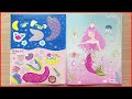 Nàng tiên cá - Sách dán hình trang phục búp bê kể chuyện -sticker dolly dressing mermaid (Chim Xinh)