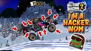 I'M A HACKER NOW IN HILL CLIMB RACING 2