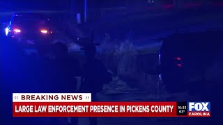 Law enforcement presence seen in Pickens County