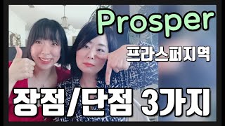 달라스 프라스퍼 지역의 장단점 3가지씩 솔직하게 말씀드리면요~