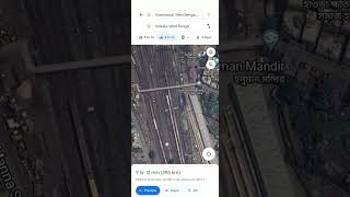 Kolkata Howrah station and train in satellite map | স্যাটেলাইট ম্যাপে কলকাতা হাওড়া স্টেশন এবং ট্রেন