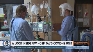 A look inside UW Hospital's COVID-19 unit