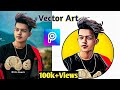 Vector Art Cortoon Photo Editing|| Vector Portrait || Cortoon Art Photo editing in #Picsart