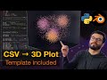 Blender 4.x + Python: Turn Any CSV into a Cinematic 3D Scatter Plot