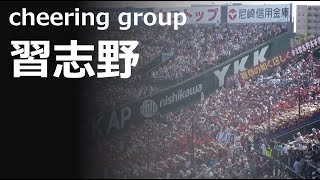 習志野の応援席「試合開始」　（2019夏 vs沖縄尚学）