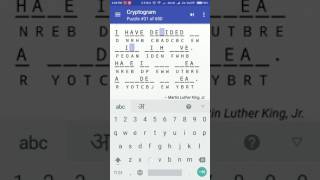 Cryptogram Puzzle #31 Android Quote Answer