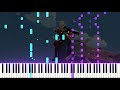 genshin impact ost fiery pursuit inazuma battle theme piano cover synthesia 「ピアノ」