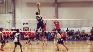 Daenan Gyimah - Volleyball Player Without Gravity | Crazy Jumps 372cm | Young King Volleyball (HD)