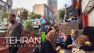 TEHRAN 2021 - Walking on Sa'adat Abad and Farhang Boulevards