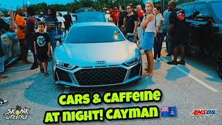 Cars & Caffeine at Night 2024 Cayman 🇰🇾! Part 1