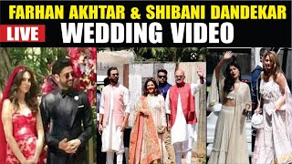Farhan Akhtar Marriage Video | Farhan Akhtar and Shibani Dandekar WEDDING VIDEO | Hrithik Roshan