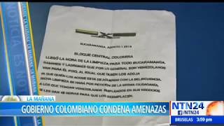 Aparecen en Colombia panfletos que amenazan con una “limpieza social” contra venezolanos