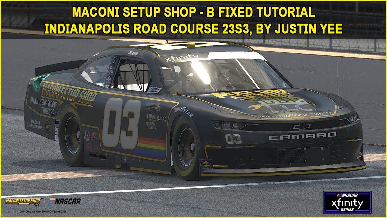 IRacing Fixed NASCAR Series Tutorial: B Fixed Xfinity At Indianapolis ...