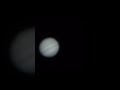 Jupiter through my telescope #shorts