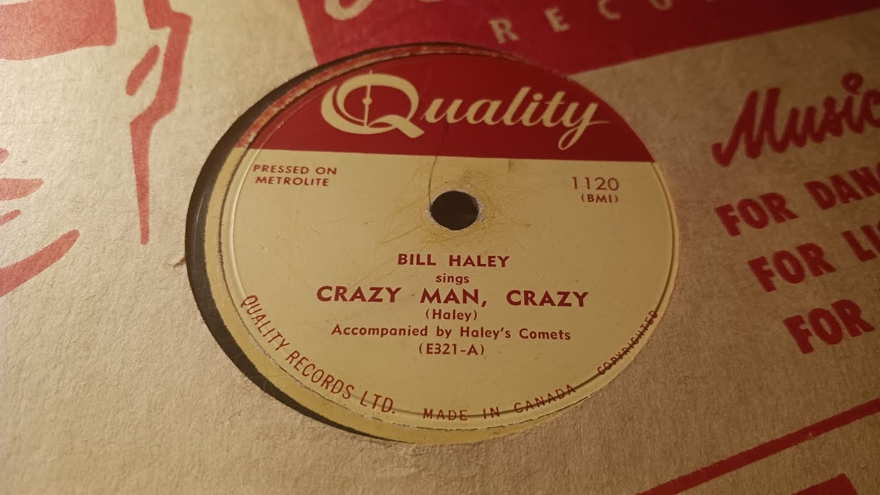 "Crazy Man, Crazy" By Bill Haley Accompanied By Haley's Comets 1953 ...