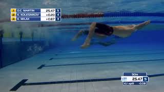 [Throwback] Kolesnikov vs. Milak vs. Ceccon - 2018 Helsinki Euro Juniors 100m backstroke final