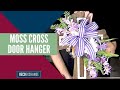 How to Make a Cross Door Hanger! | Moss Cross Wreath | DecoExchange Tutorial