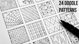 How to Doodle: Patterns Part 2 | Doodle art, Doodling, How to Doodle