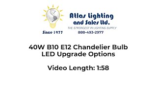 40W B10 E12 Chandelier Bulb