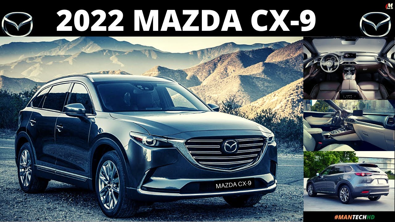 2022 Mazda CX-9 - 3rd Row SUV - 7 Passenger Family Car - Interior ...