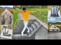 funny painting 3d anime on the road for prank