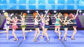 μ's ライブメドレー(水着風衣装)【スクフェスAC HM】