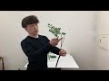 フラワーアレンジメント／花を使わずに最高に素敵なフラワーアレンジメントを作る方法 how to make a flower arrangement.