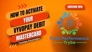 Peak Performance Trybe | How To Activate Your Vyvo Pay MasterCard