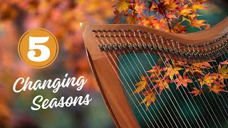 CHANGING SEASONS | 5 autumn harp solos | Anne Crosby Gaudet