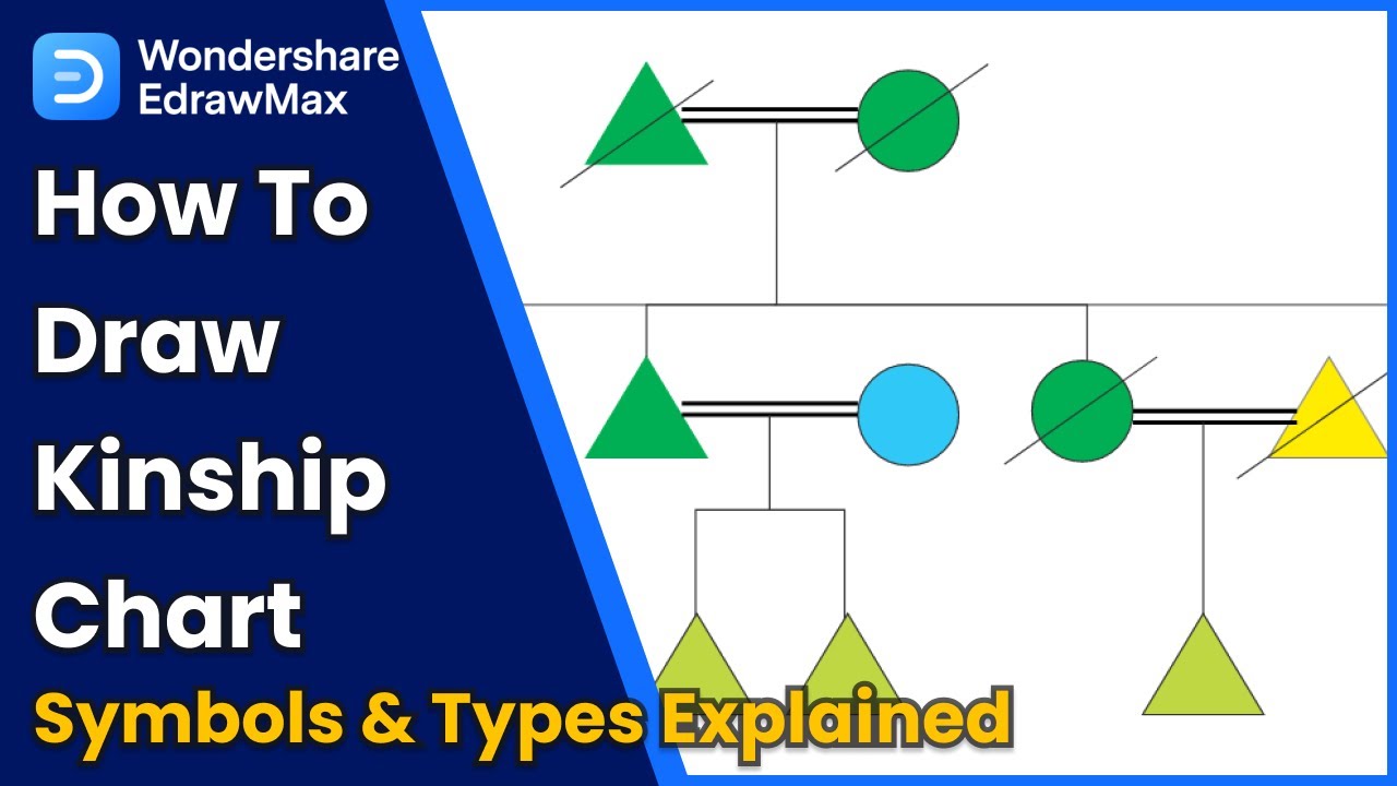 How To Draw Kinship Chart | Symbols & Types Explained - YouTube