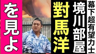 【幕下超有望力士#11】對馬洋」を見よーっ！バチバチ相撲の男前2022.819